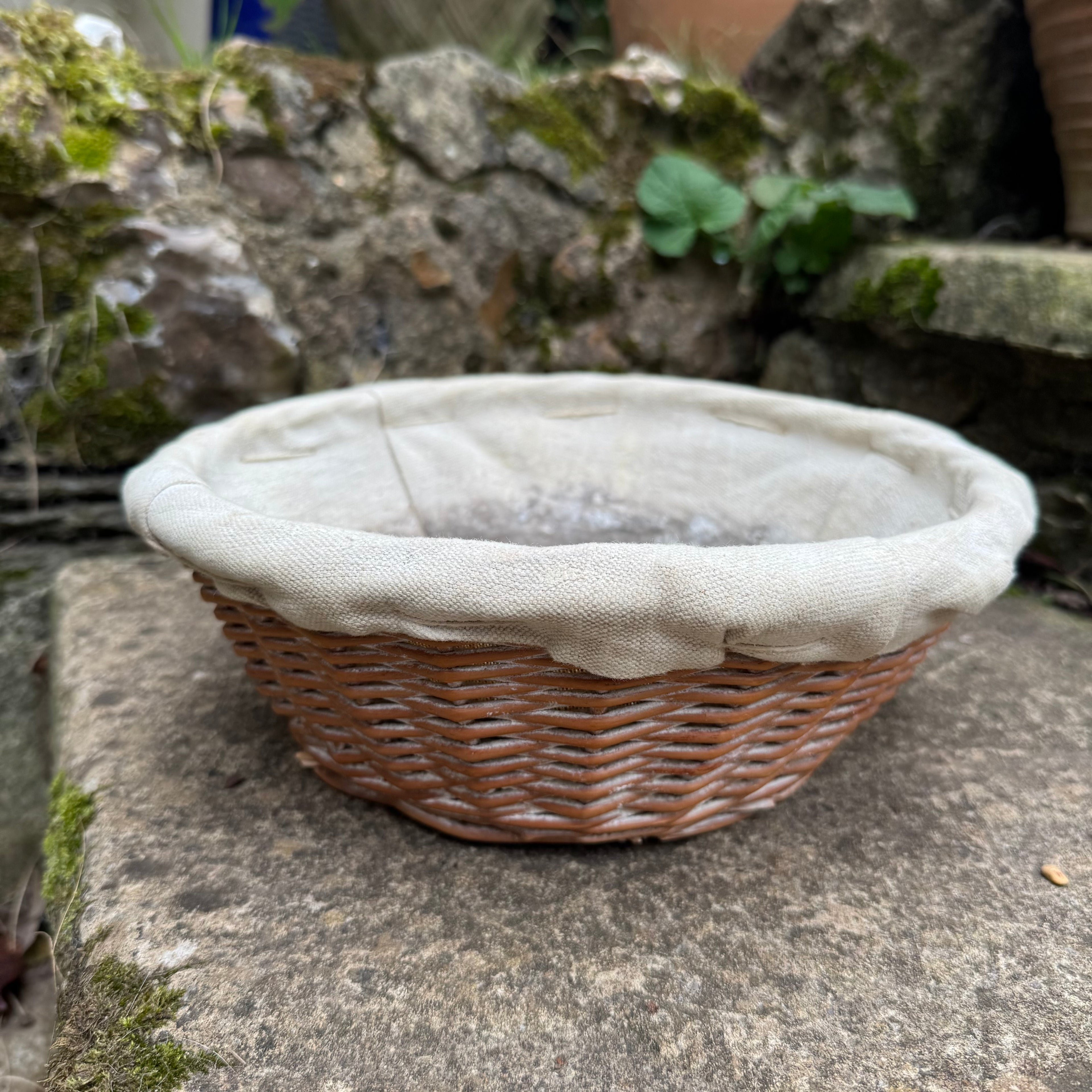 Antique French Bread Proofing Basket