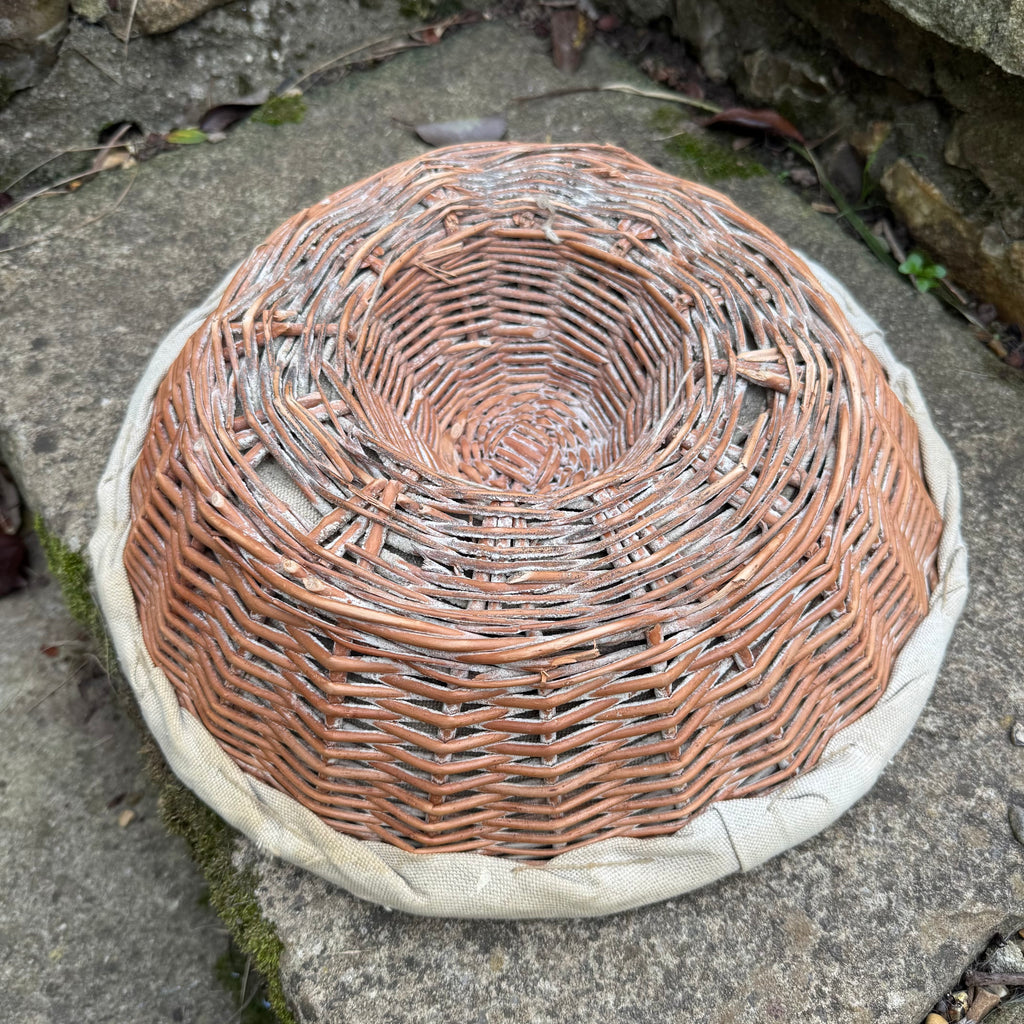 Antique French Bread Proofing Basket