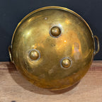 Vintage Solid Brass Planter with Handles