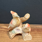 Vintage Ceramic Bird Pair on Branch