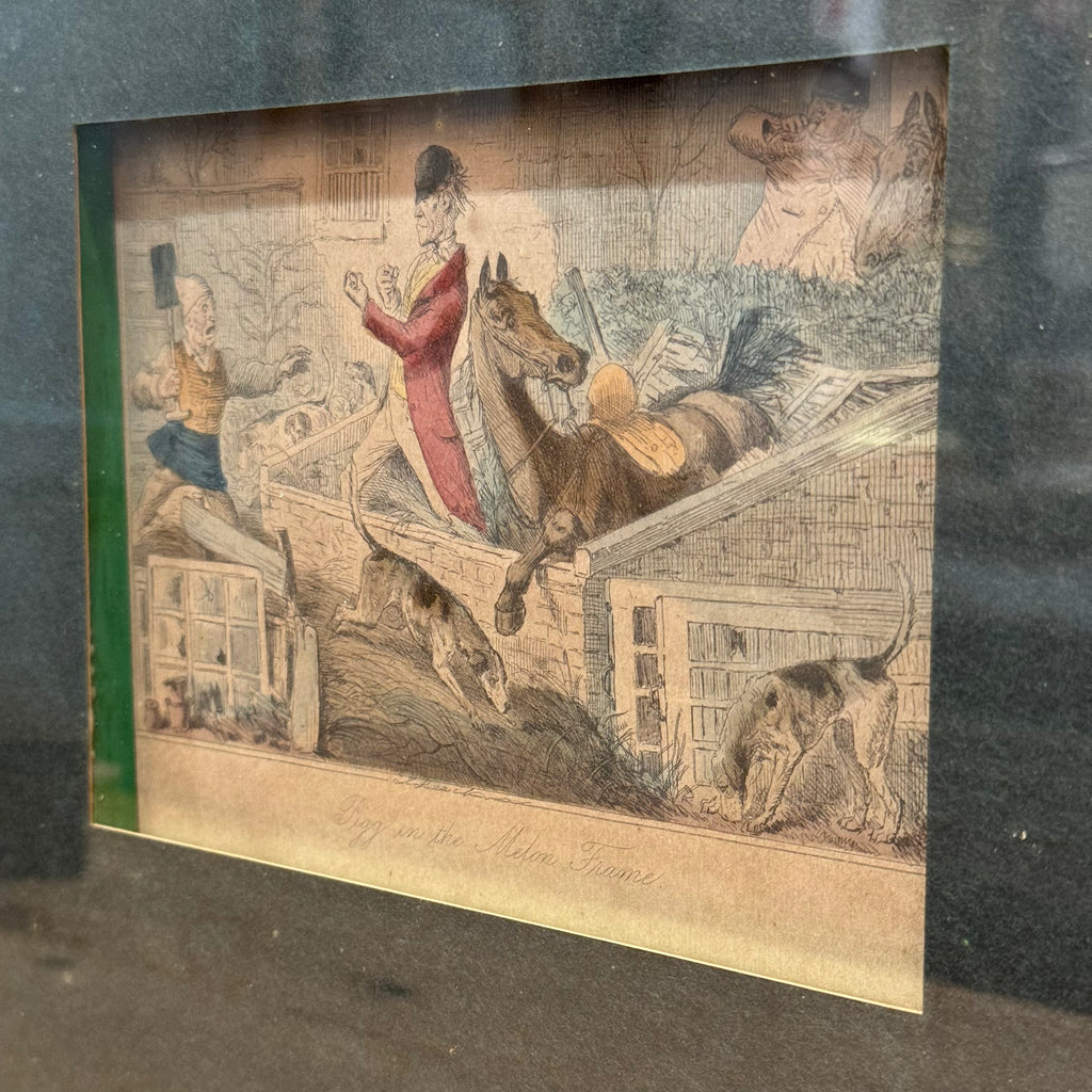 Vintage Framed English Sporting Print