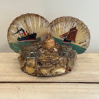 Maritime Seashell Double Inkwell