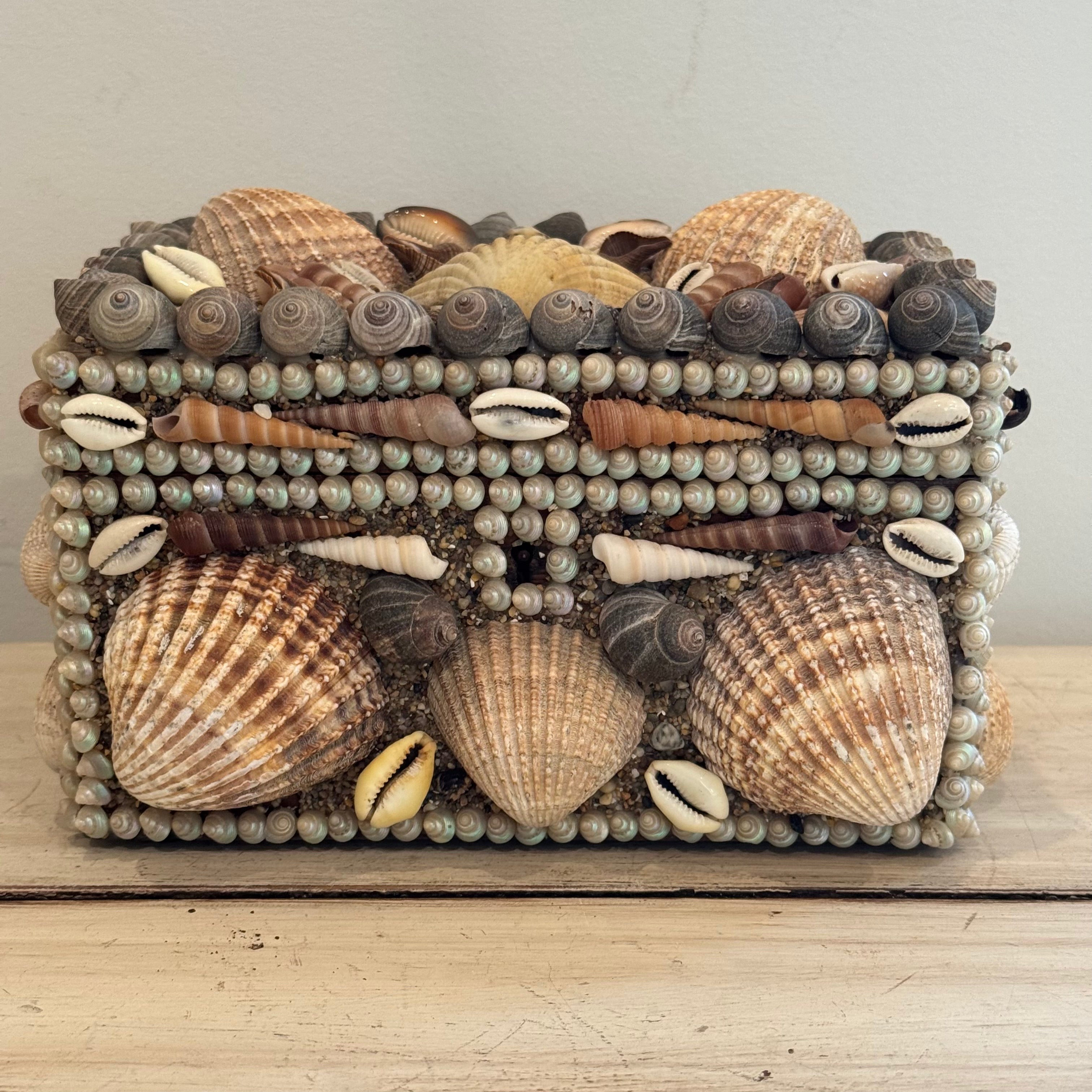 Handmade Seashell Trinket Box