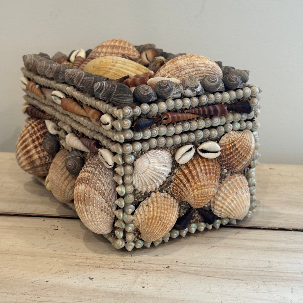 Handmade Seashell Trinket Box
