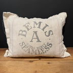 Vintage Grain Sack Pillow