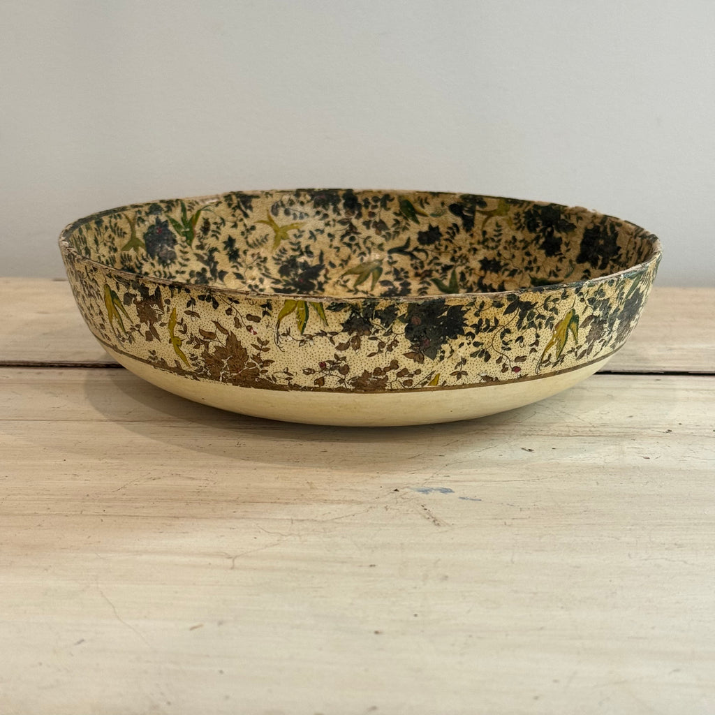 Japanese Paper Mache Bird Bowl