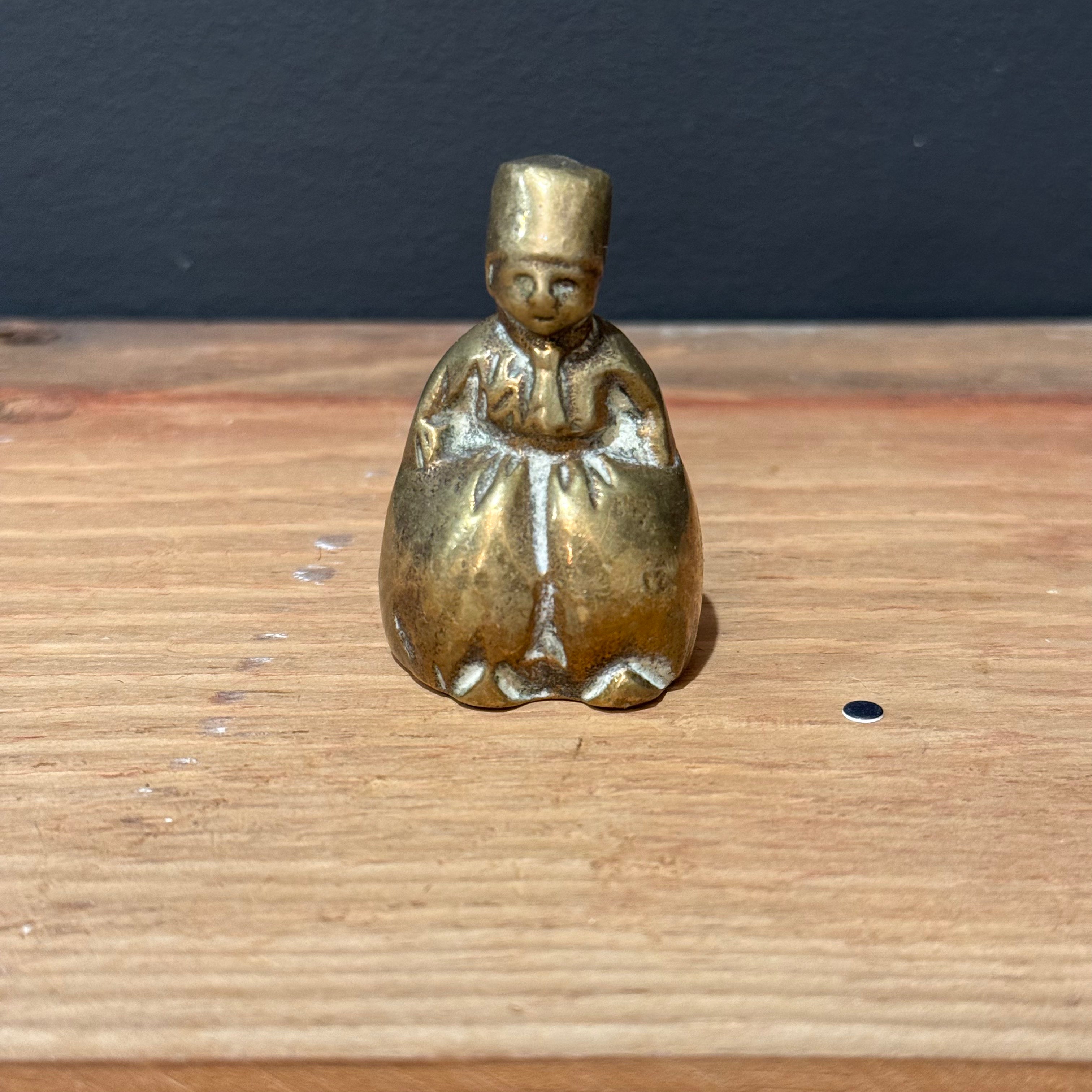 Brass Dutch Boy Bell