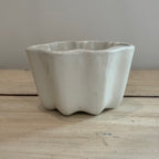 Vintage White Ironstone Blancmange Jelly Mold