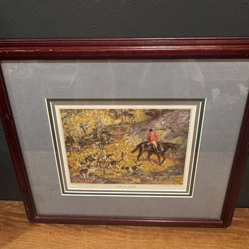 "Gone to the Earth" Sporting Print