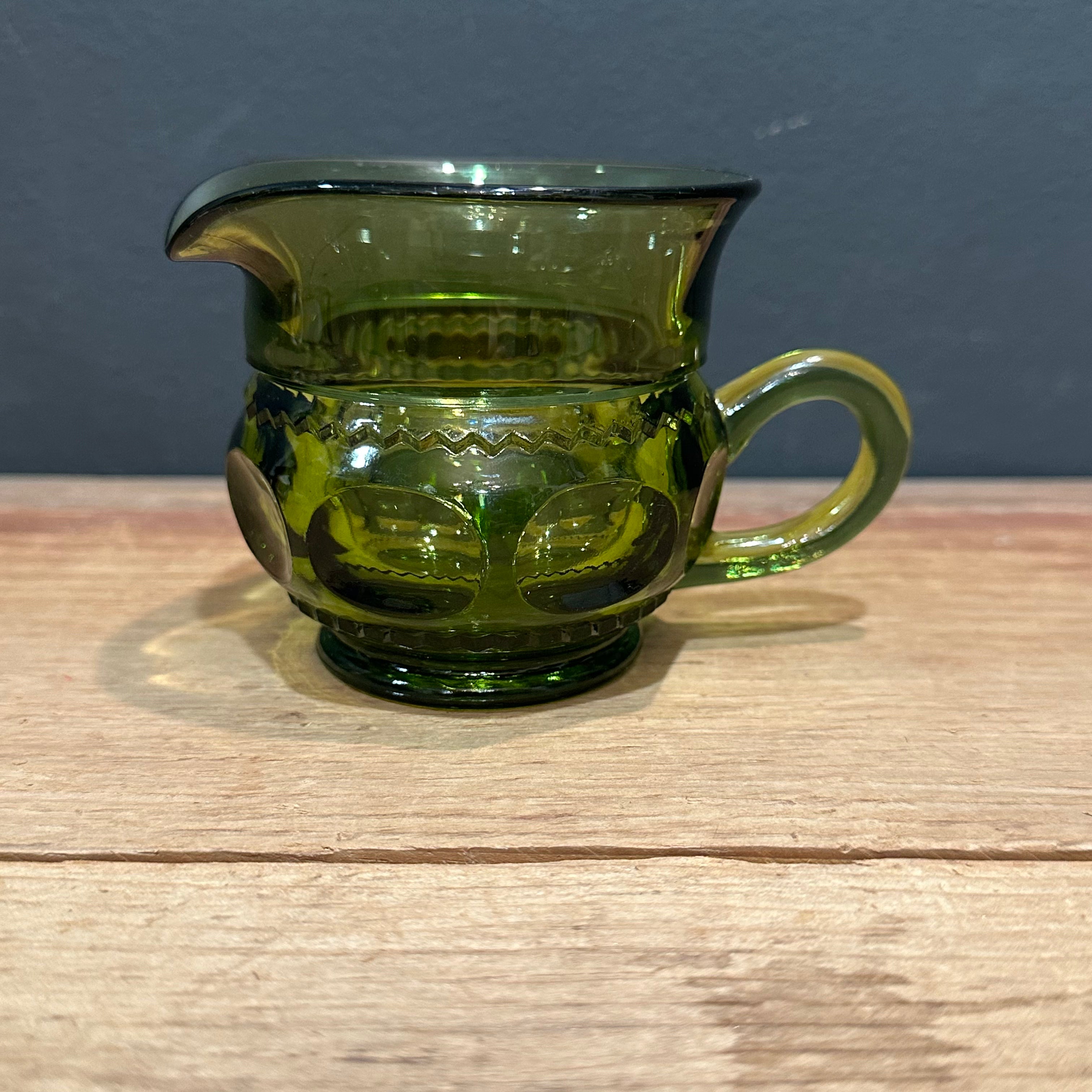 Indiana Glass Thumbprint Creamer