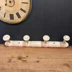 French 4 peg Coat Rack