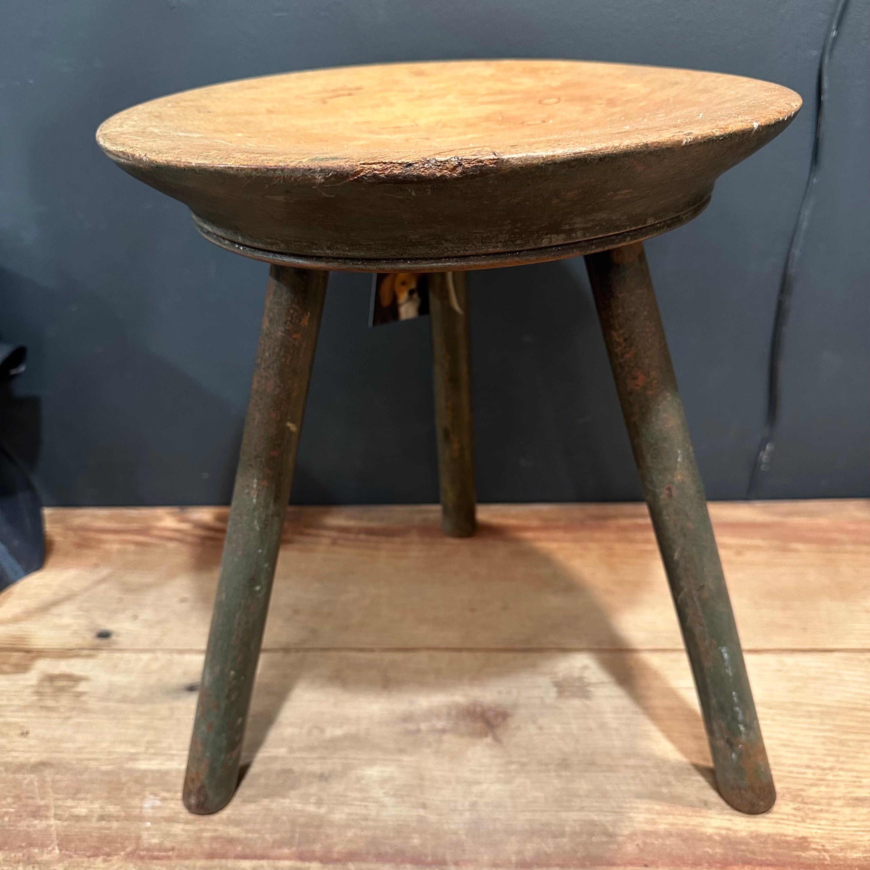 Antique Welsh Farmhouse Stool