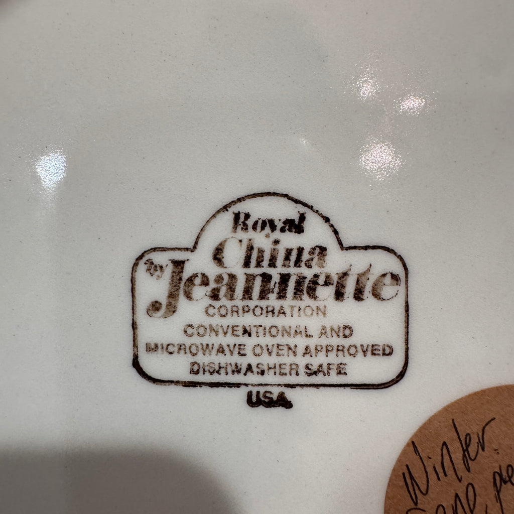 Winter Scene Pie Plate