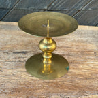 Brass Pillar Candle Holder