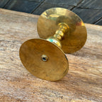 Brass Pillar Candle Holder