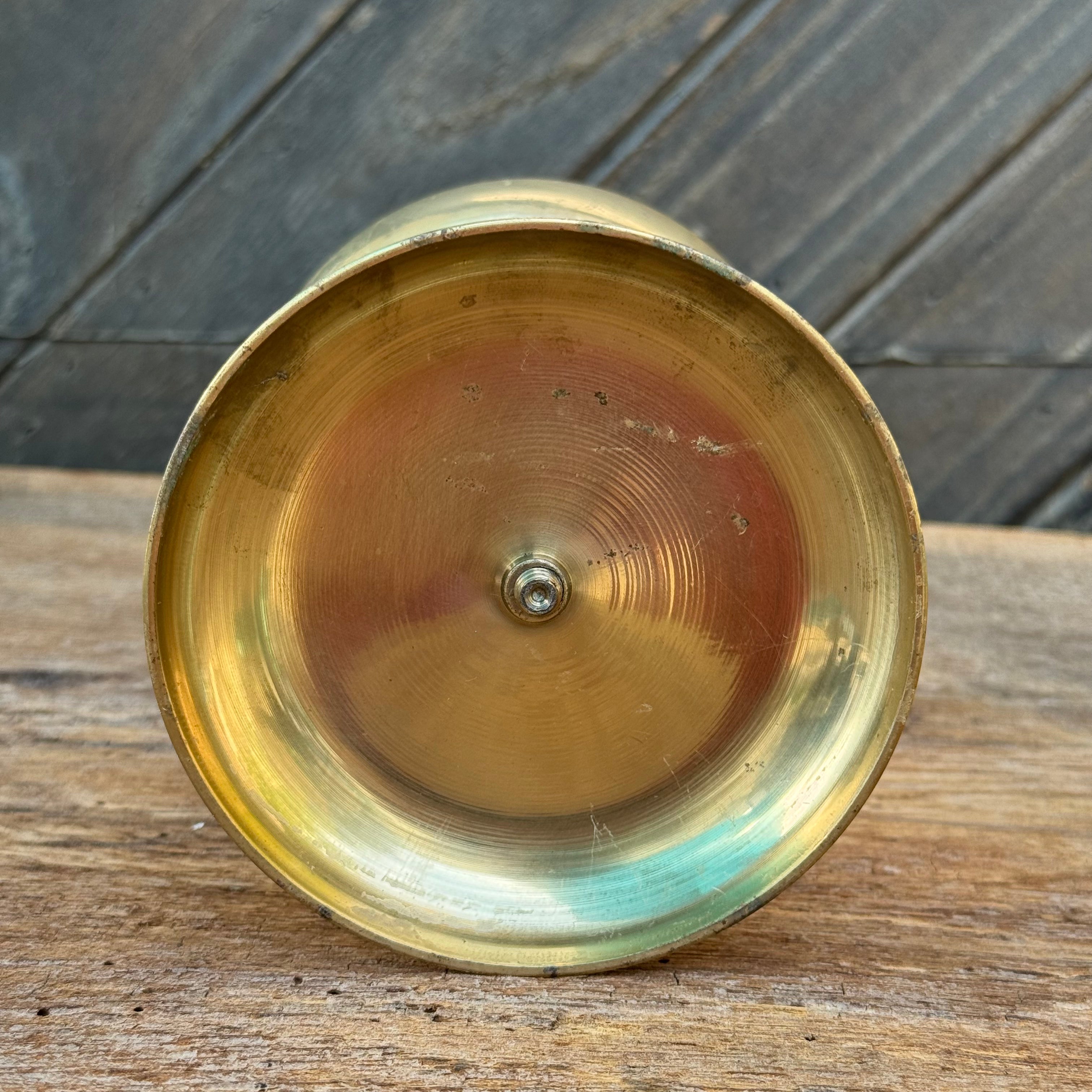 Brass Pillar Candlestick