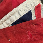 Authentic Vintage British Union Jack Maritime Flag by Imray, Laurie, Norie & Wilson Ltd., London | Original Rope & Wooden Toggle