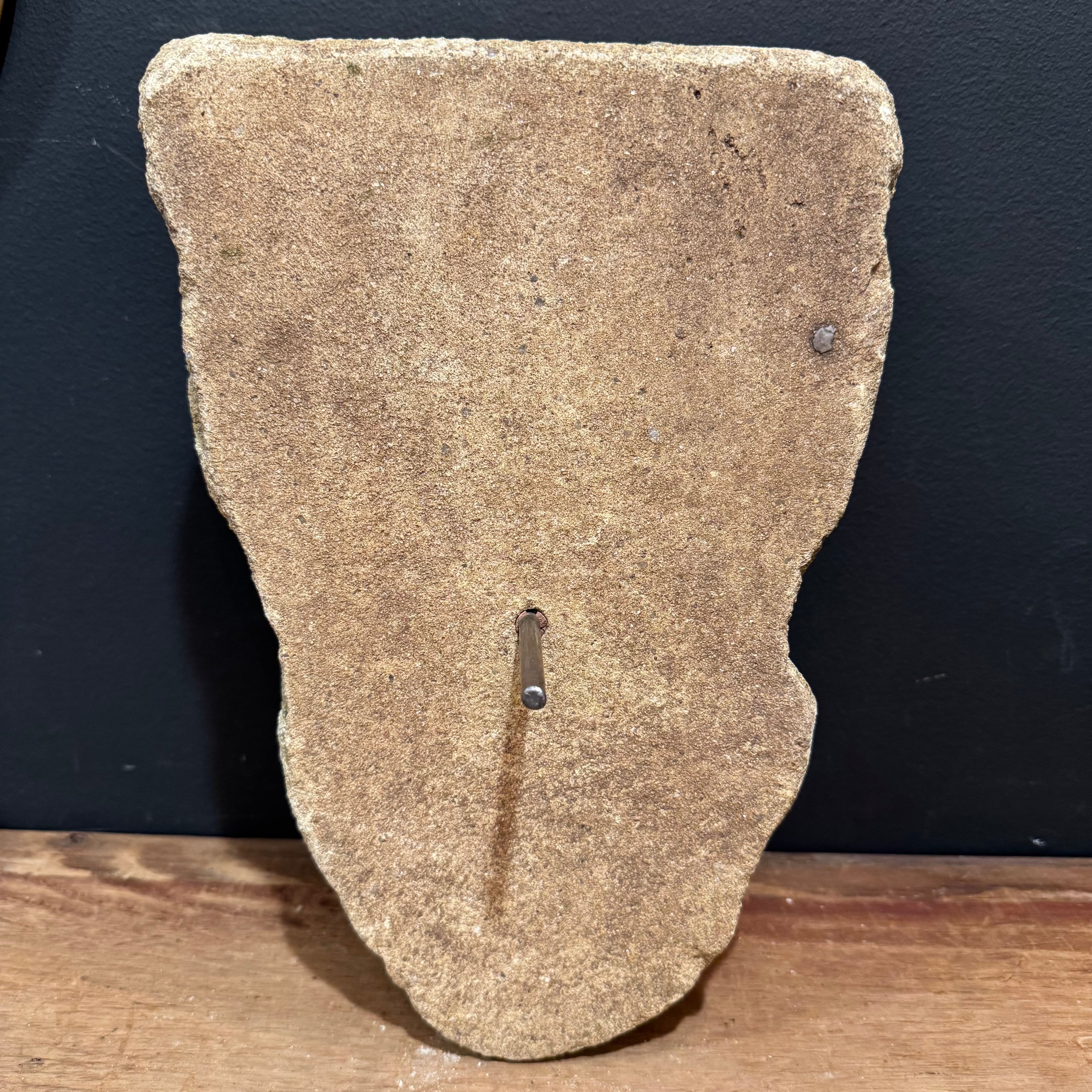 English Stone Foliate Wall Corbel