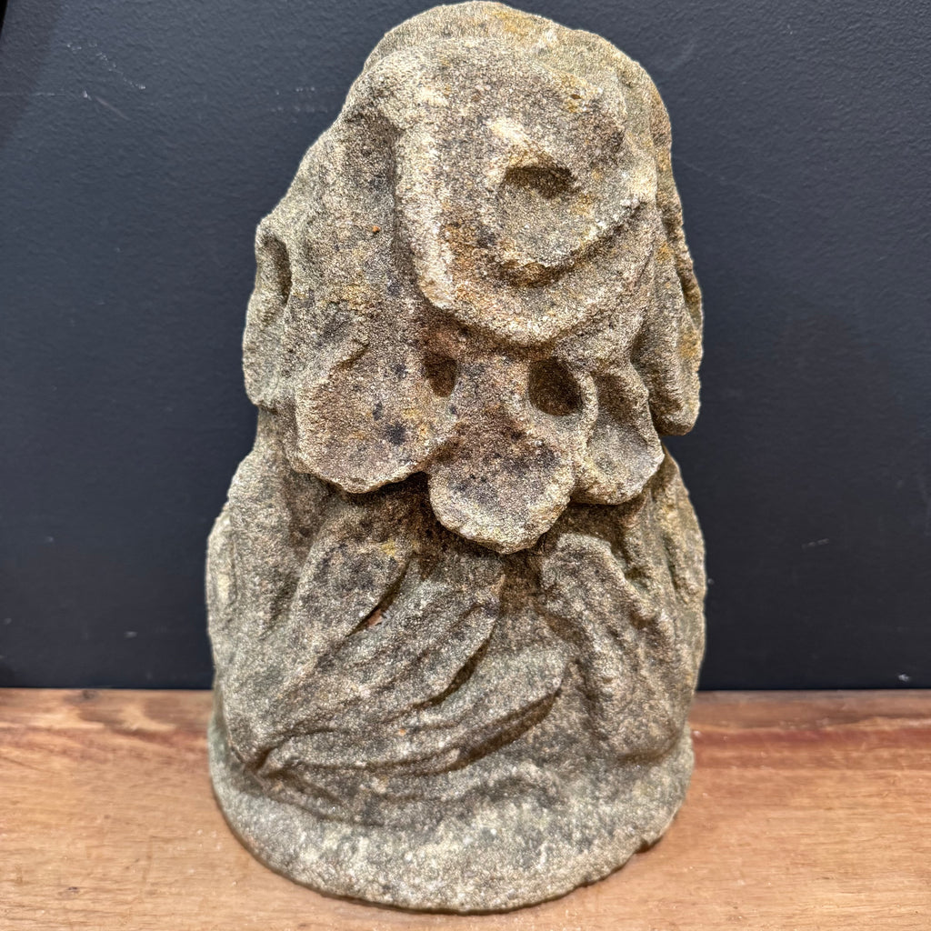 English Stone Foliate Wall Corbel