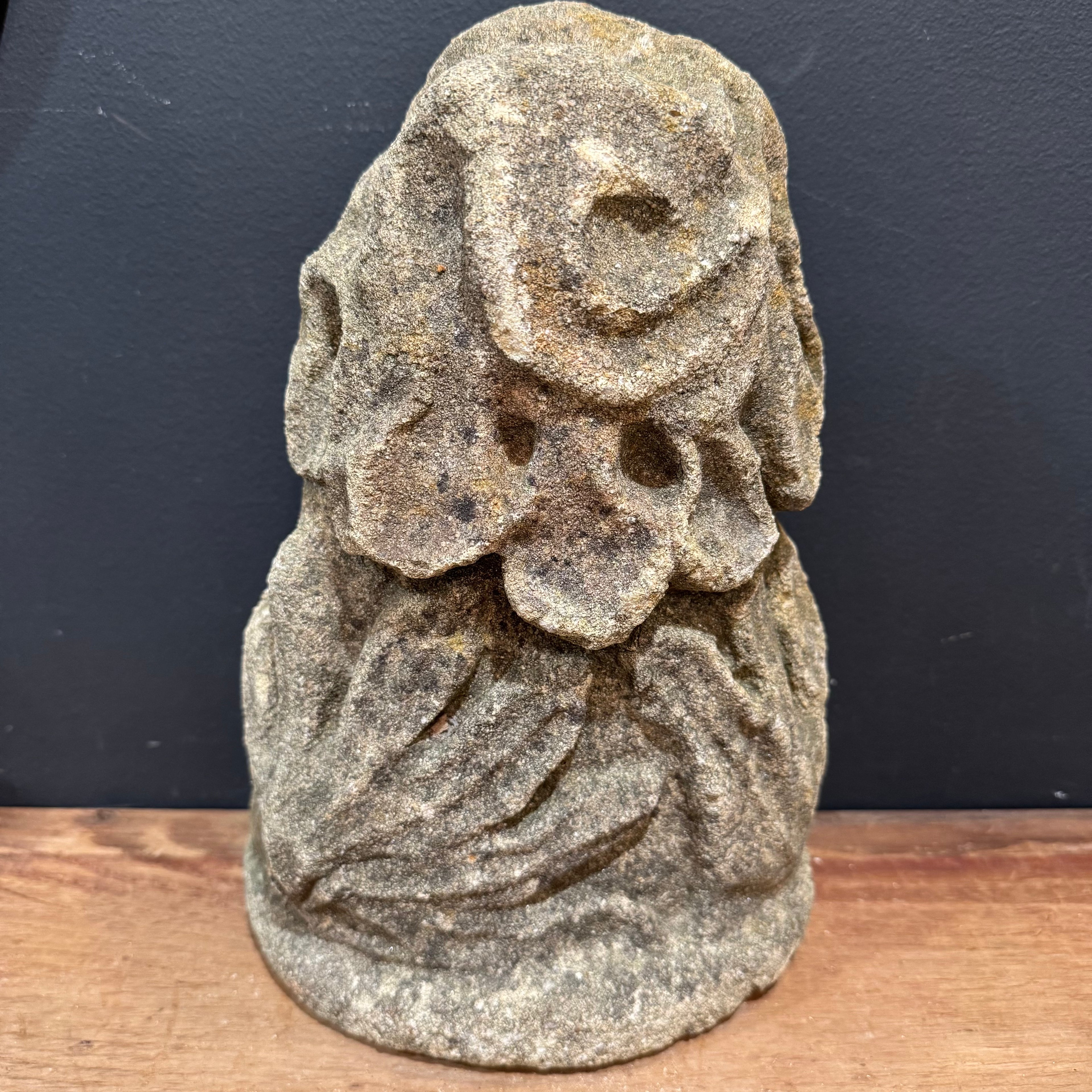 English Stone Foliate Wall Corbel