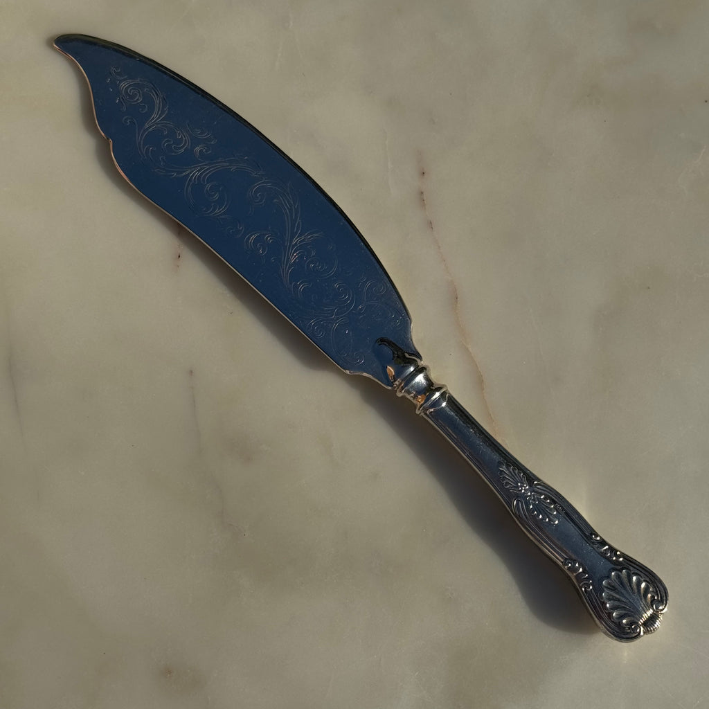 Sheffield Silverplate Fish Server