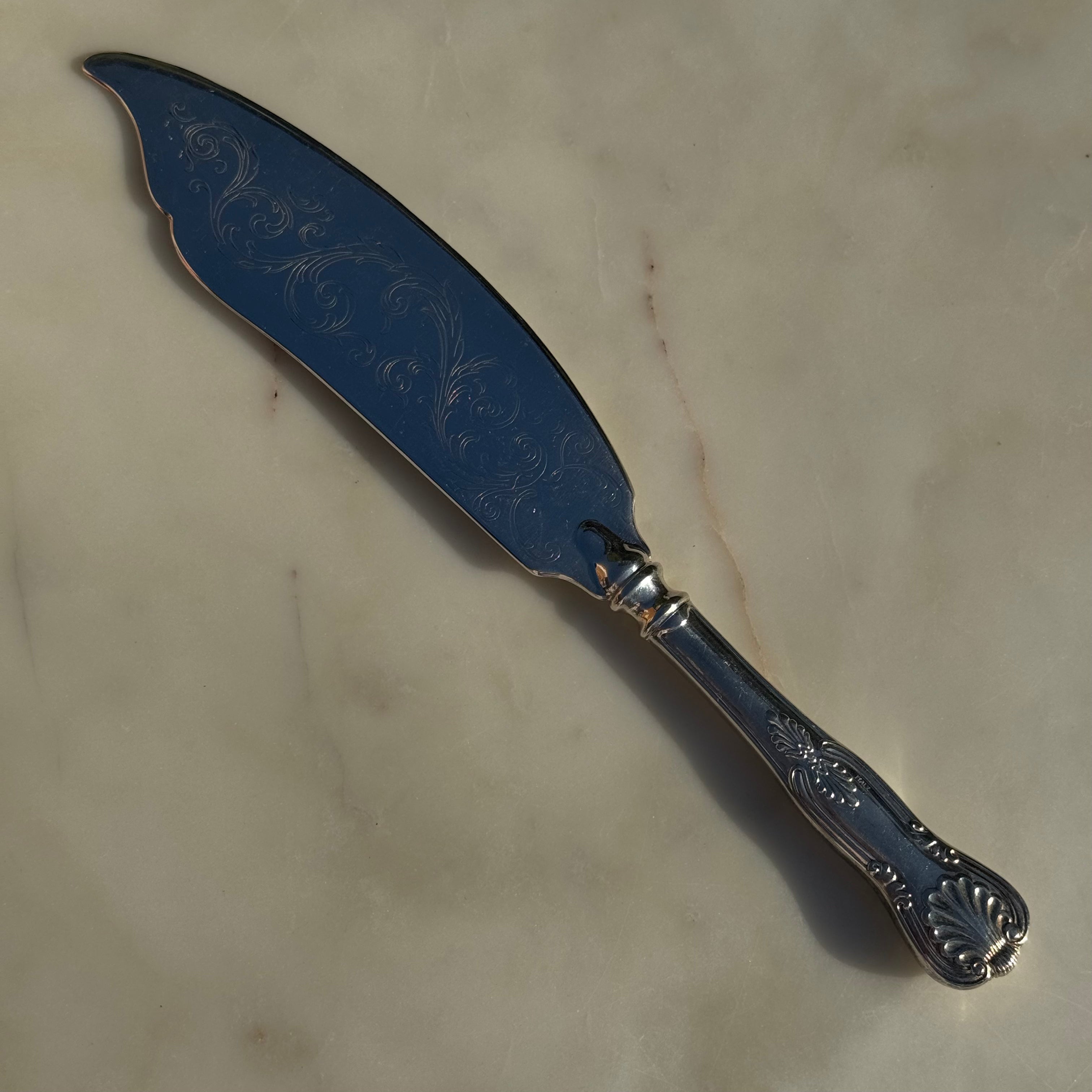 Sheffield Silverplate Fish Server