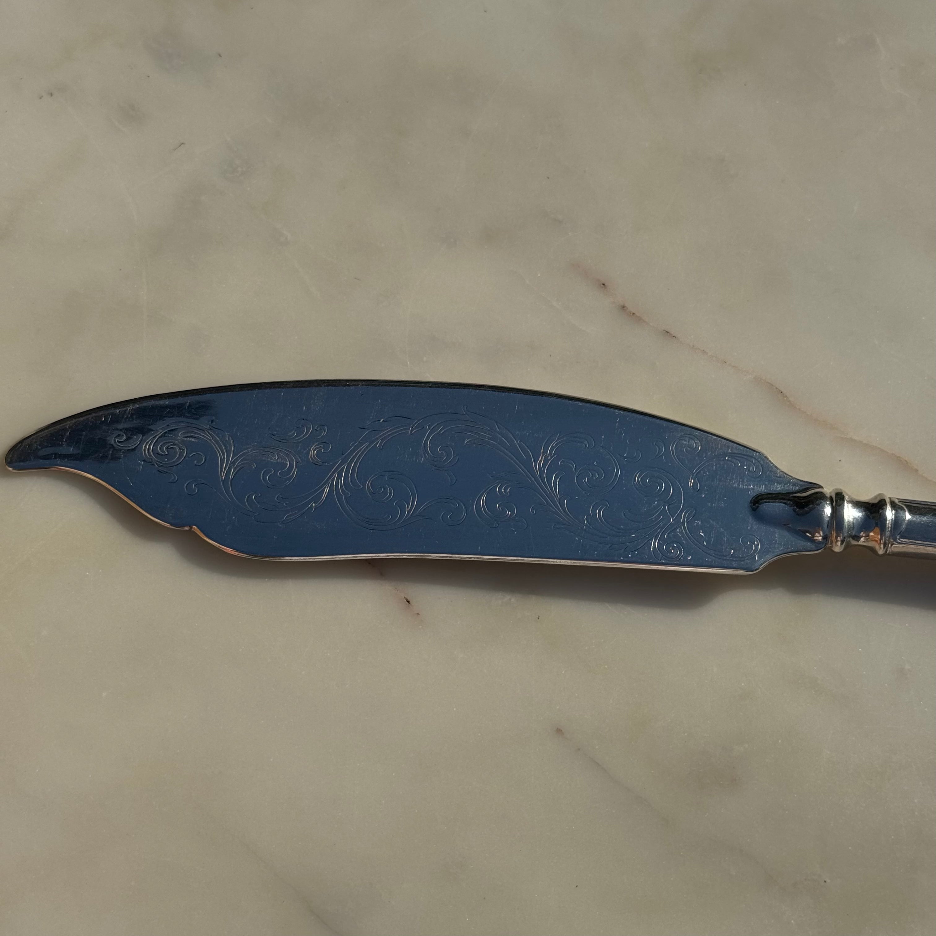 Sheffield Silverplate Fish Server