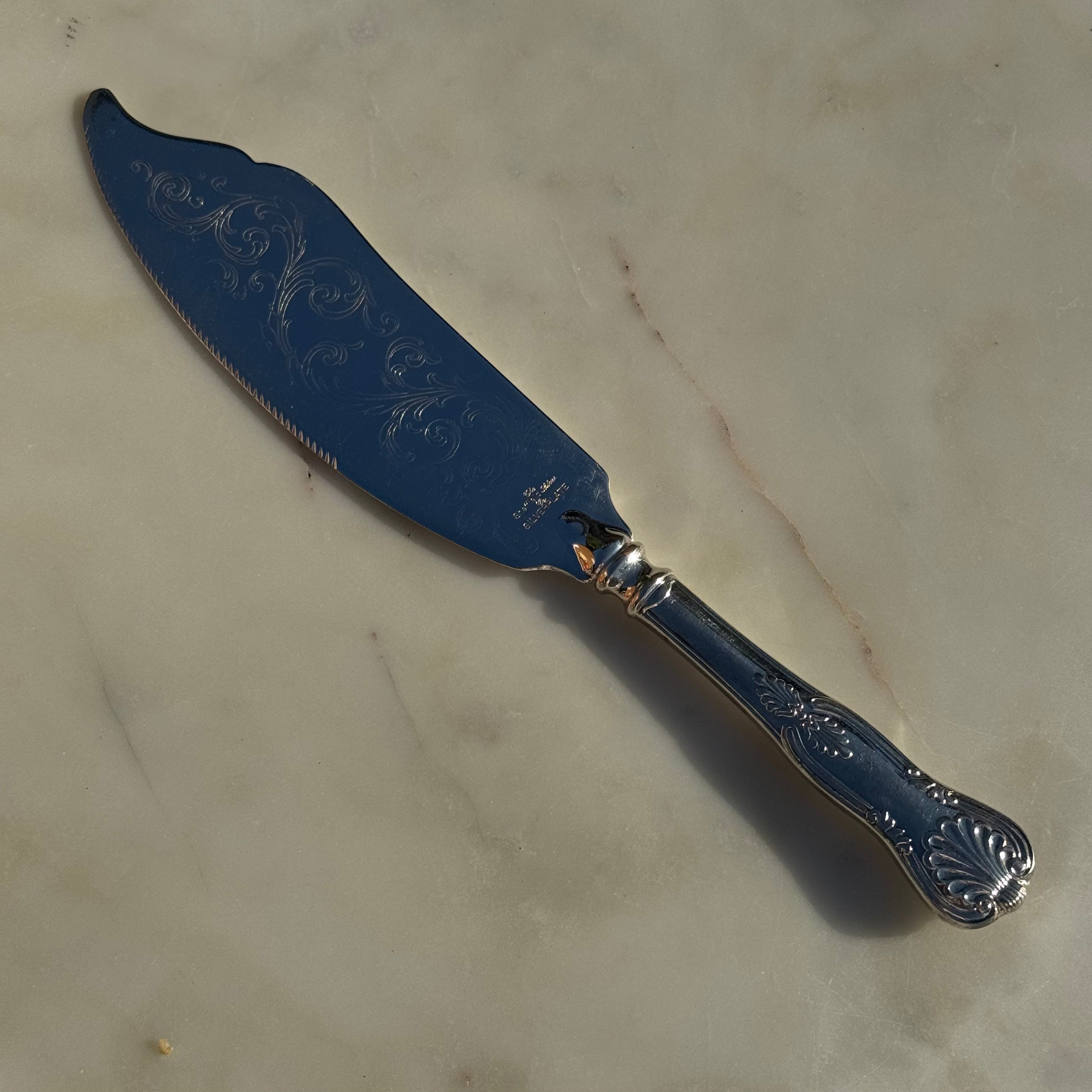 Sheffield Silverplate Fish Server