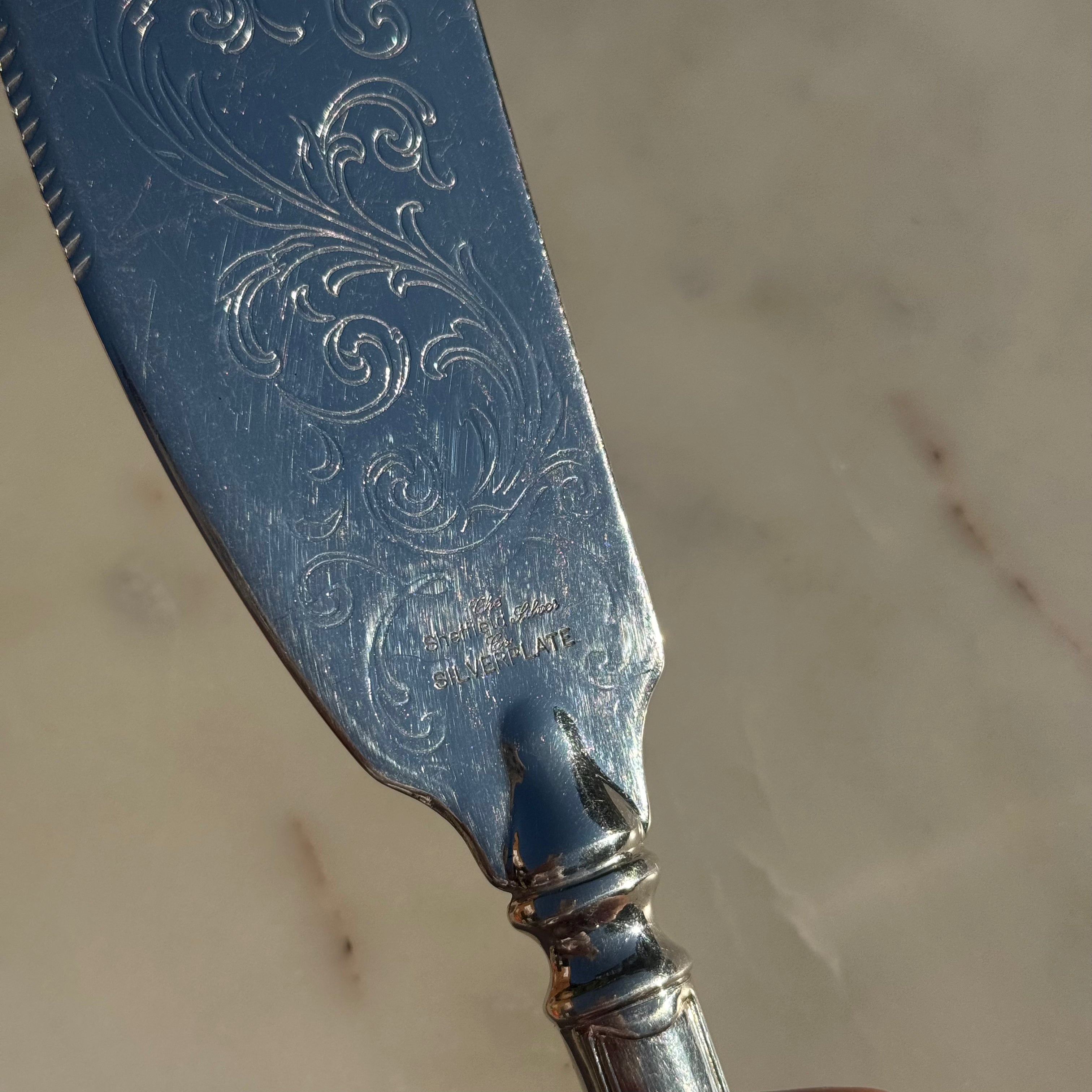Sheffield Silverplate Fish Server
