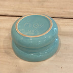 Vintage McCoy Aqua Ceramic Planter with Saucer