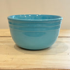 Vintage Oxford Stone Ware Aqua Nesting Bowls – Set of 4