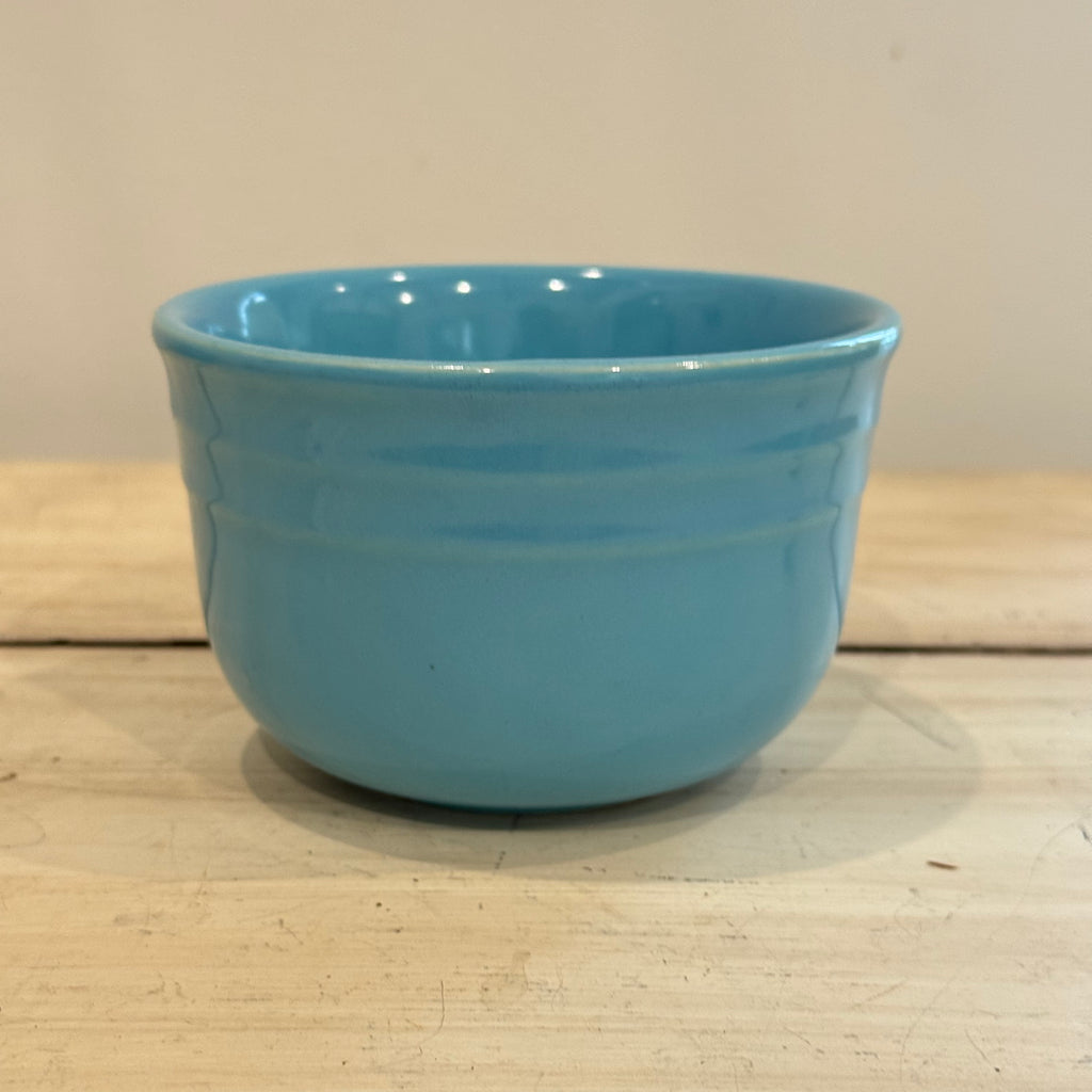 Vintage Oxford Stone Ware Aqua Nesting Bowls – Set of 4