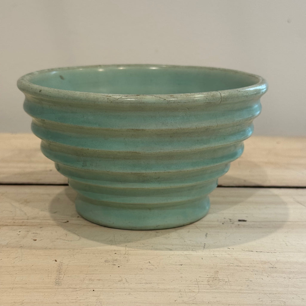 Vintage Aqua Ring Bowl