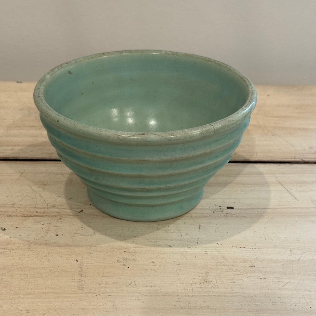 Vintage Aqua Ring Bowl