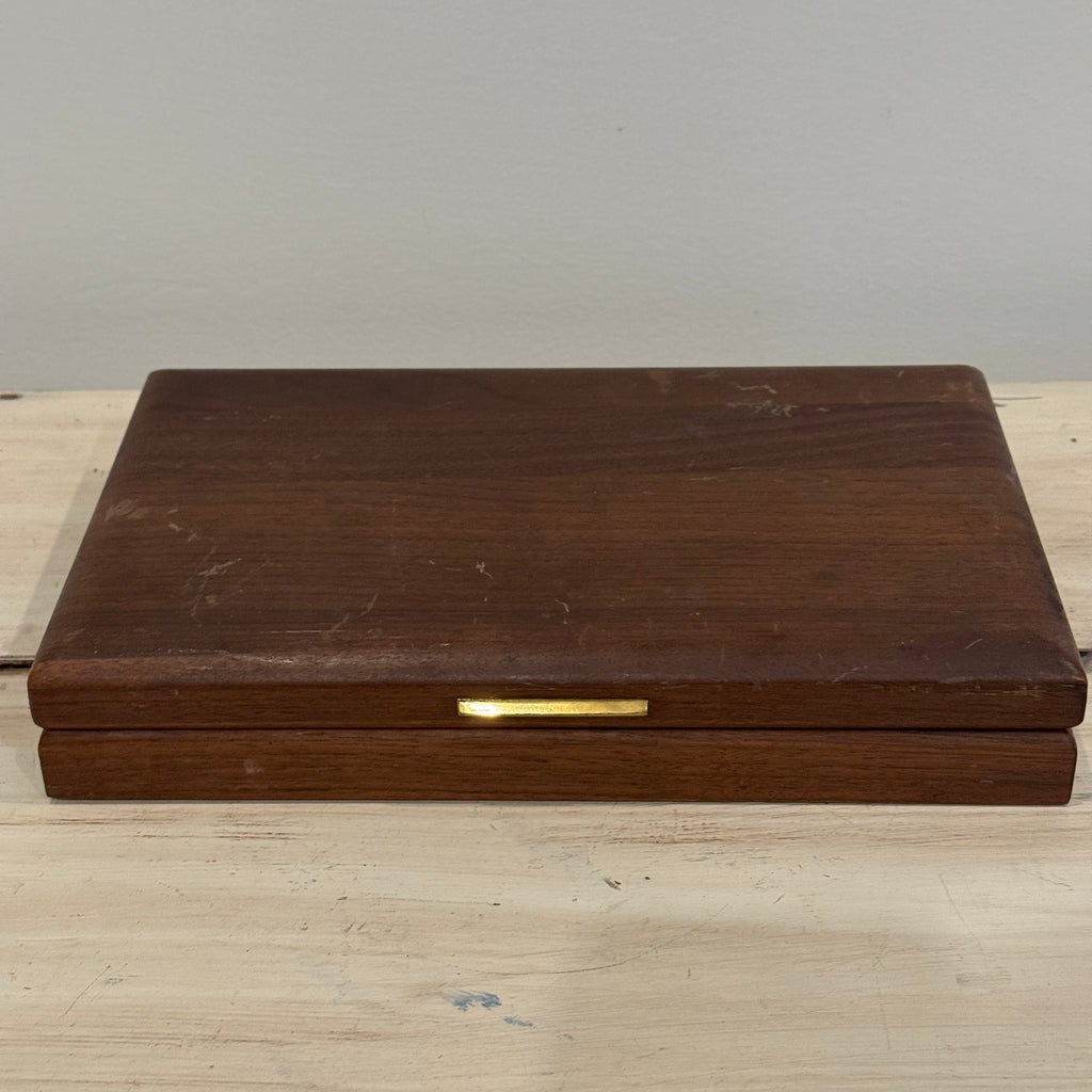 Vintage Carvel Hall Stainless Steak Knives — Set of 6 in Original Wood Box