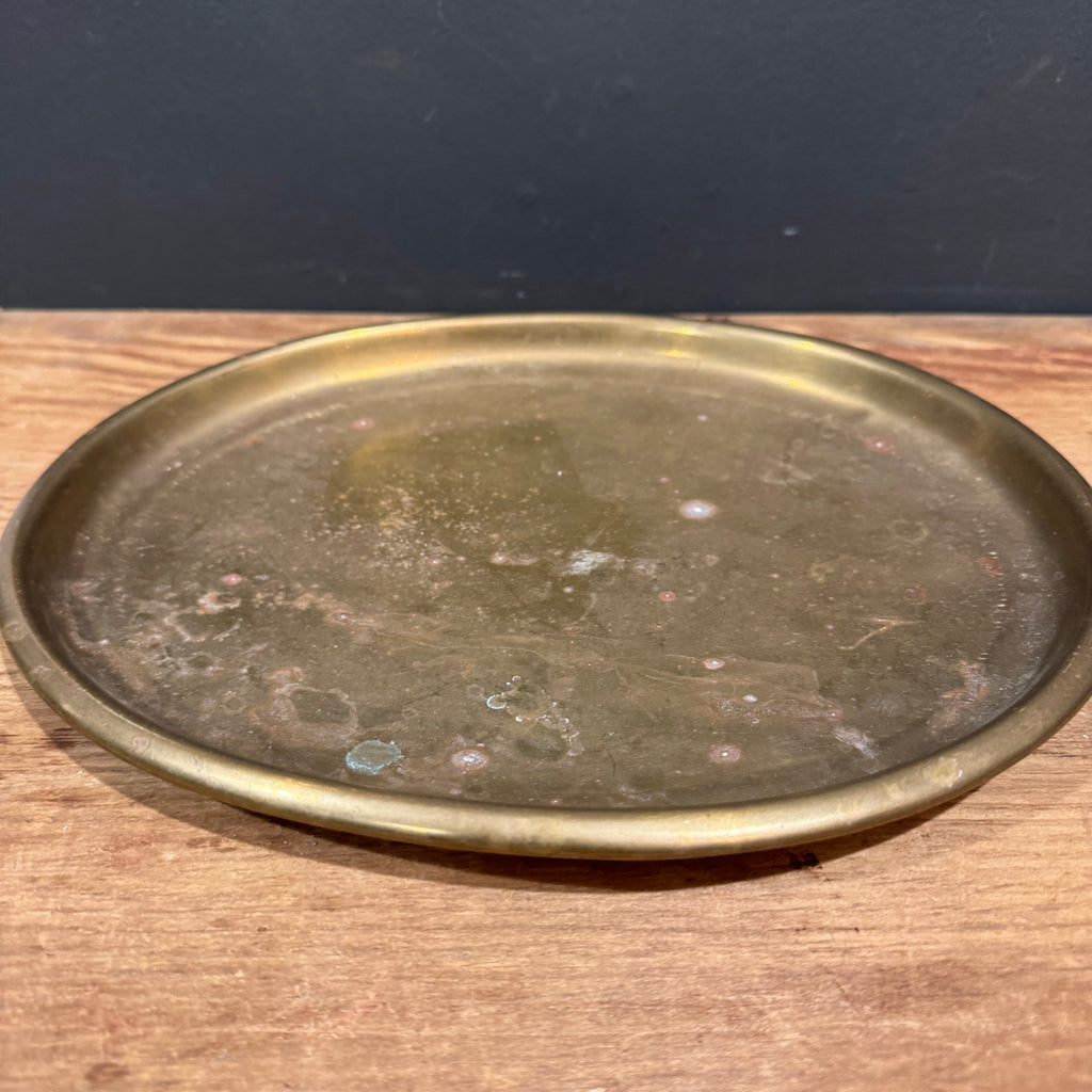 Vintage English Brass Tray
