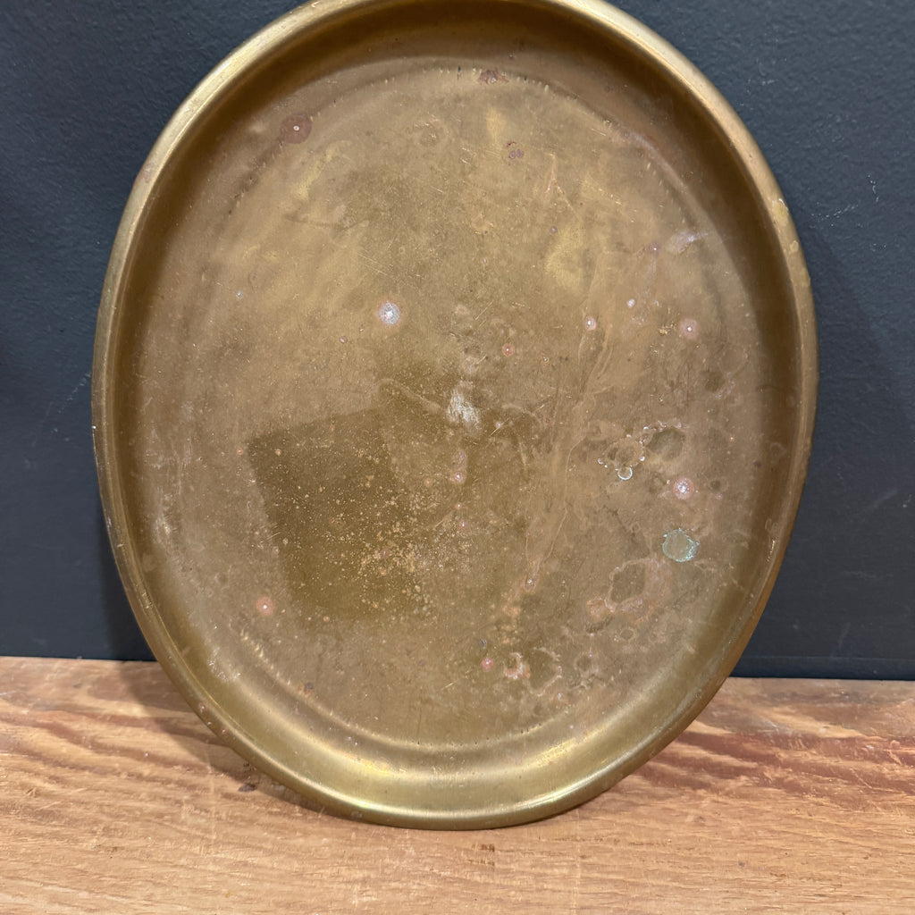 Vintage English Brass Tray