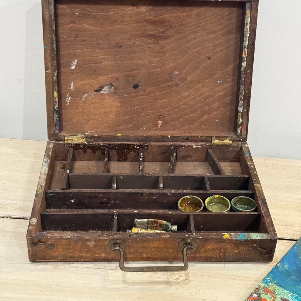 French Antique Artist's Paint Box