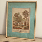 Vintage French “Foire de Village” Textile Print