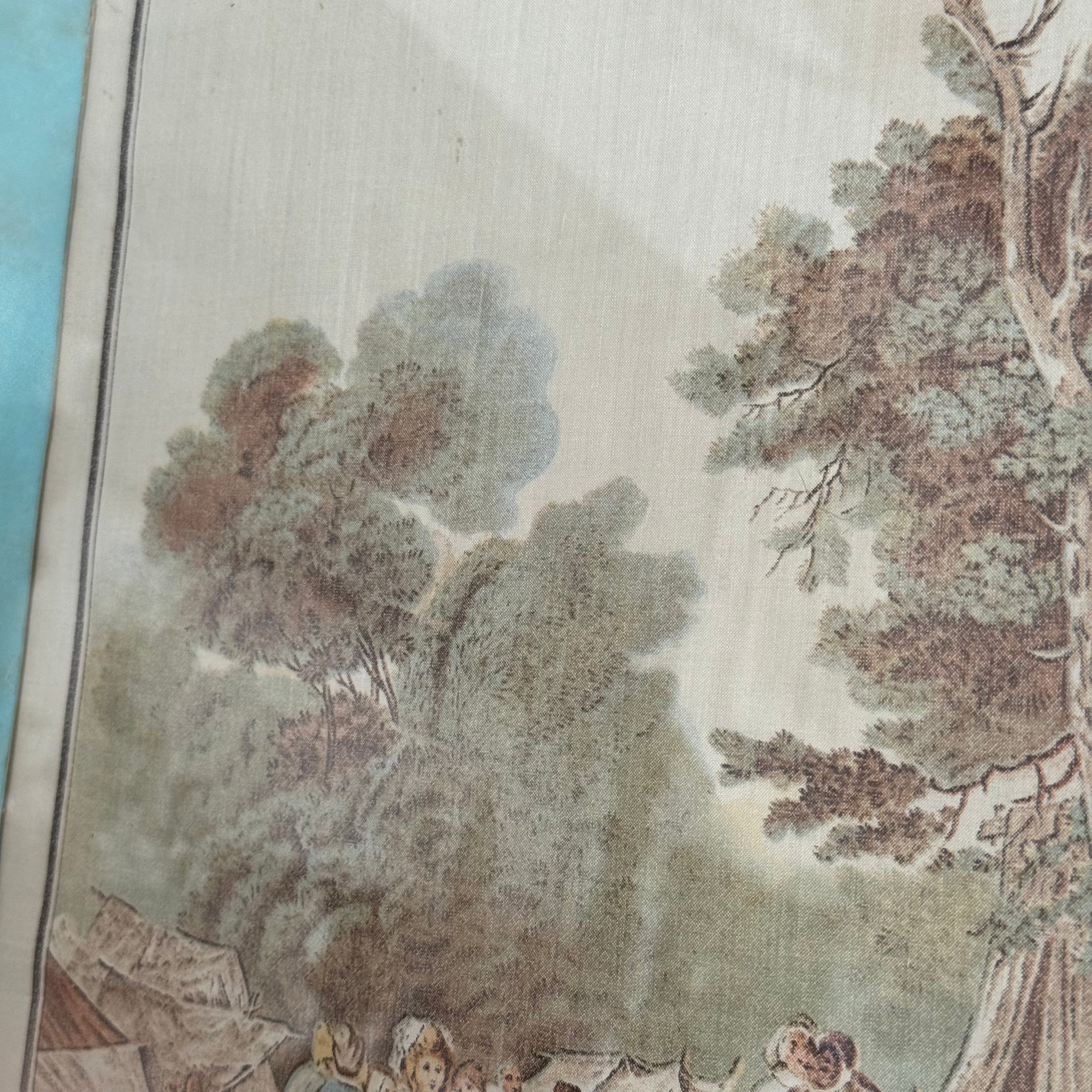 Vintage French “Foire de Village” Textile Print