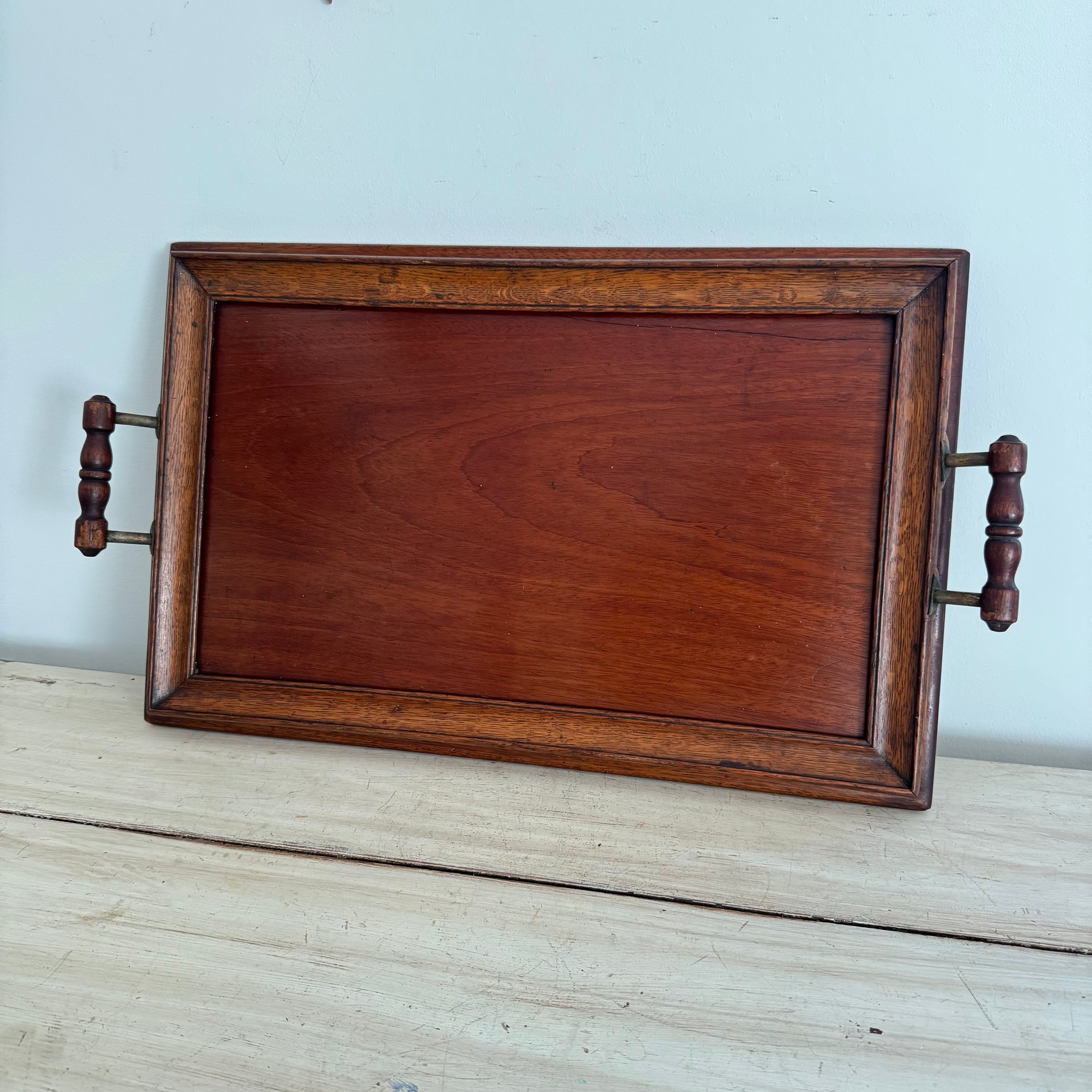 English Oak Butler's Serving Tray