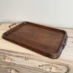 Antique English Oak Serving Tray