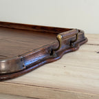 Antique English Oak Serving Tray