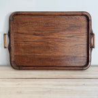 Antique English Oak Serving Tray
