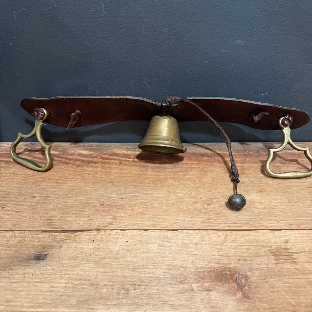 Leather Strap w/ Brass Bell