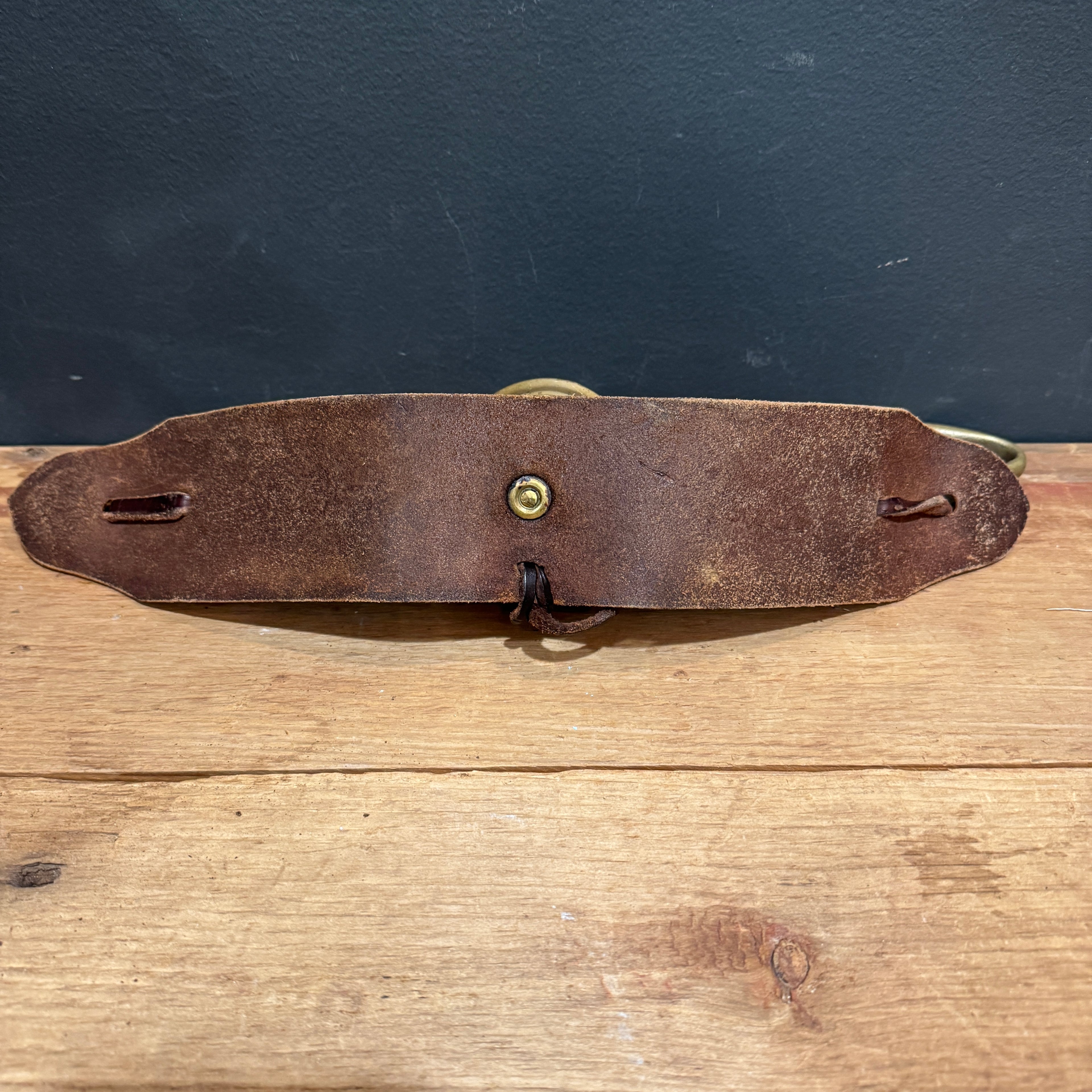 Leather Strap w/ Brass Bell