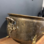 Antique French Brass Jardiniere