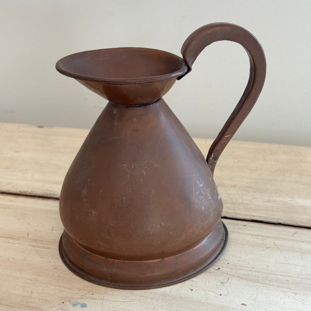 Victorian Copper Pint Haystack Measure