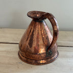 Victorian Hammered Copper Quart Haystack Jug