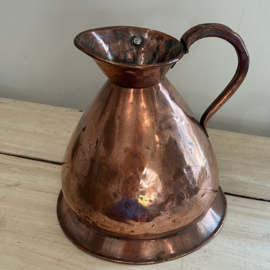English Copper 1 Gallon Haystack Measure